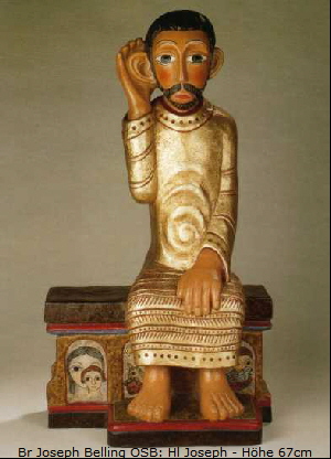 Br Joseph Belling OSB: Hl Joseph - H�he 67cm